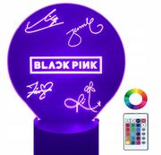 Lampy stojące - Lampka Nocna 3D Led Zespół Black Pink K-Pop Grawer - miniaturka - grafika 1