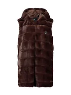 Kamizelki damskie - Geographical Norway Kamizelka polarowa "Uphemere" w kolorze brązowym - miniaturka - grafika 1