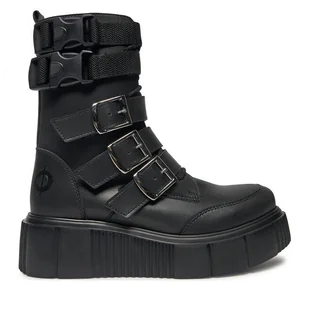 Botki Altercore Demi Czarny - Botki damskie - miniaturka - grafika 1