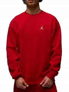 BLUZA męska NIKE JORDAN JUMPMAN FV7293-687 czerwona bez kaptura S - Bluzy męskie - miniaturka - grafika 1