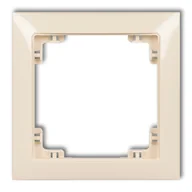 Klawisze i ramki - Karlik Ramka pojedyncza Deco Soft - beżowy - miniaturka - grafika 1