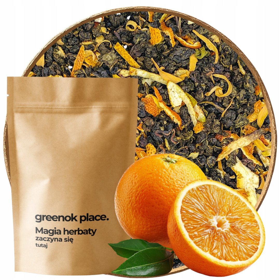Herbata Oolong Pomarańczowy Zachwyt 1000g pomarańcza cytrusowa pomarańczowa