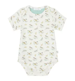 Body z krótkim rękawem Ptaszki - 74 - Body dla niemowląt - miniaturka - grafika 1