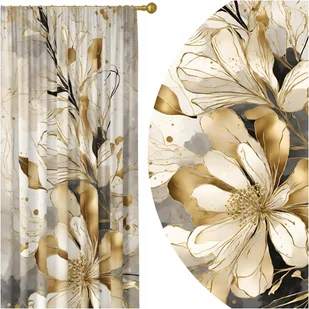 GOTOWE ZASŁONY NA ŻABKI 140x240 ZASŁONA NA TAŚMIE 227 - Zasłony - miniaturka - grafika 1