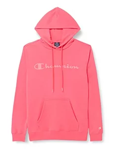Champion Męska bluza z kapturem Legacy American Classics Heavy Power blend Terry Logo, Różowy cyklamen, S - Bluzy męskie - miniaturka - grafika 1