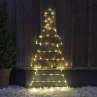 Choinki - Dekoracja ogrodowa choinka Led FOLDE 90 cm na baterie - miniaturka - grafika 1