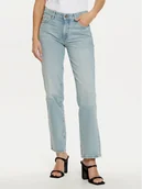 Spodnie damskie - Guess Jeans Jeansy W5RA98 D5M45 Niebieski Regular Fit - miniaturka - grafika 1
