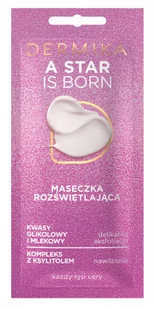 Dermika A Star is born rozświetlająca maseczka piękności 10ml - Maseczki do twarzy - miniaturka - grafika 1