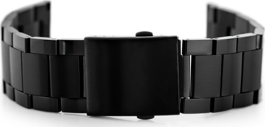 Bransoleta Pacific Model 9 solid - czarna 28mm
