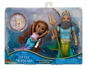 Lalki dla dziewczynek - Lalka Mała Syrenka i Król Tryton, Disney + akcesoria - miniaturka - grafika 1