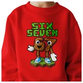 Bluzy dla dziewczynek - BLUZA DZIECIĘCA 67 SIX SEVEN VIRAL DLA CHŁOPCA DZIEWCZYNKI 110-116 - miniaturka - grafika 1