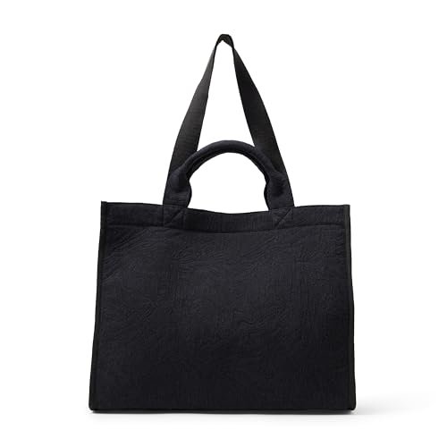 Amazon Essentials Damska żakardowa torba na ramię, czarny nadruk zwierzęcy, jeden rozmiar