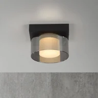 Lampy sufitowe - Paul Neuhaus Lampa sufitowa LED Rika, czarna, długość 15 cm - miniaturka - grafika 1