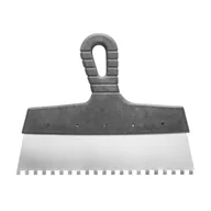 Narzędzia murarskie - Szpachla nierdzewna 25 cm M7 *62 6 x 6 czarna - miniaturka - grafika 1