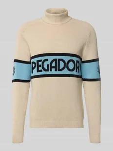 Sweter z dzianiny z golfem - Swetry męskie Sweter z dzianiny z golfem - Swetry męskie - miniaturka - grafika 1