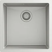 Zlewozmywaki - Aquasanita NOVA100X nano stalowa komora podwieszana PVD - miniaturka - grafika 1