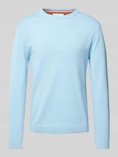 Sweter z dzianiny o kroju regular fit z czystej bawełny - Swetry męskie - miniaturka - grafika 1