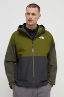 Kurtki i kamizelki sportowe męskie - The North Face kurtka outdoorowa Lightning kolor zielony - miniaturka - grafika 1