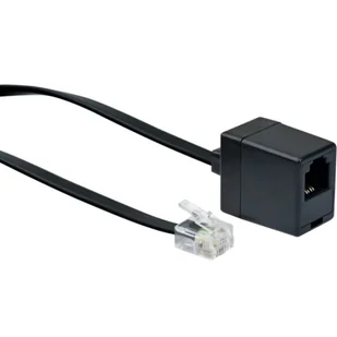 Schwaiger 10m RJ-11 - RJ-11 Czarny - Kable miedziane - miniaturka - grafika 1