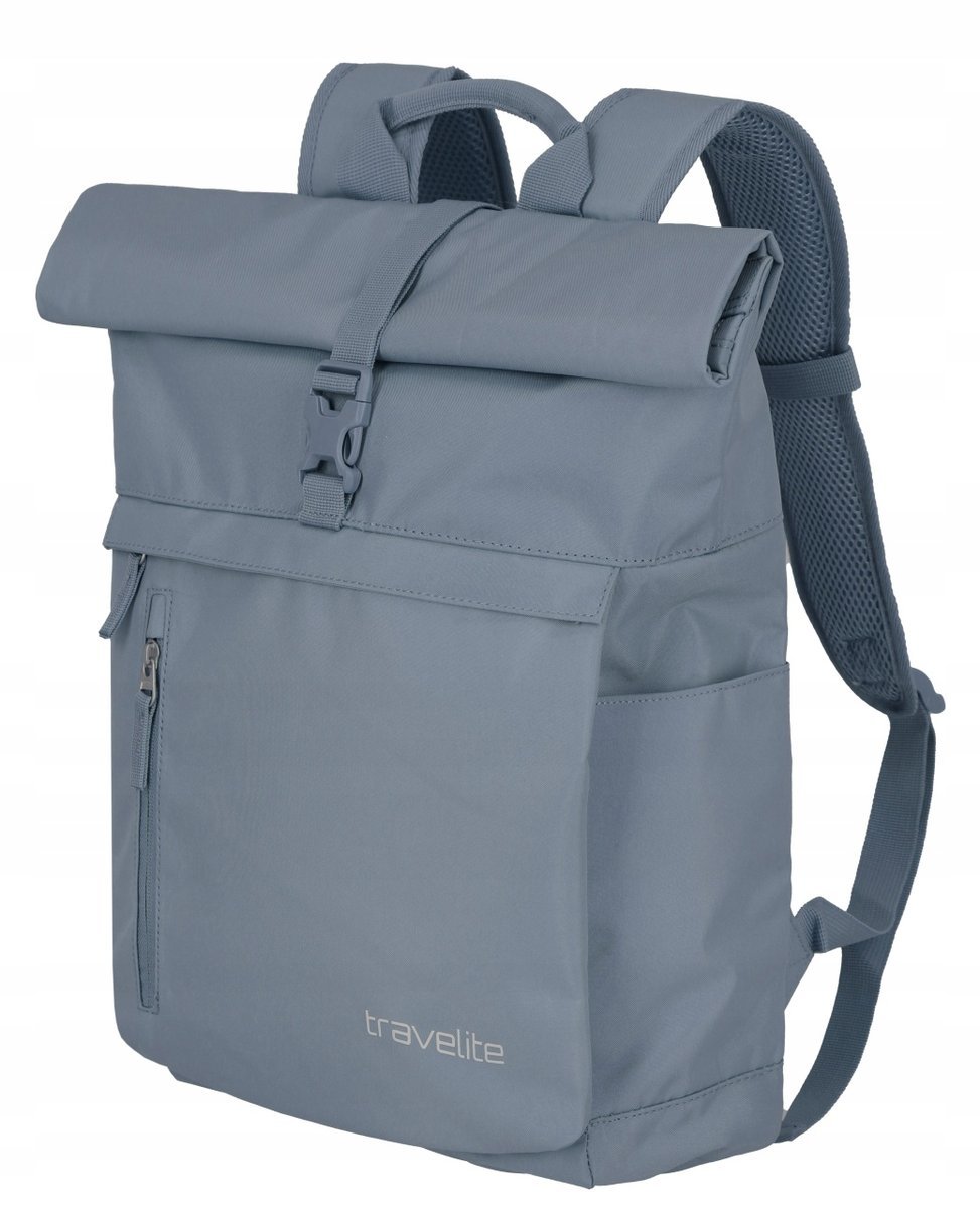 Plecak rolowany Travelite Basics Niebieski