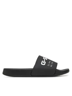 G-Star Raw Klapki SS25-3C096-W Czarny - Klapki i japonki damskie - miniaturka - grafika 1