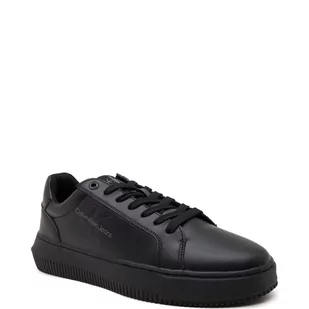 CALVIN KLEIN JEANS Skórzane trampki CHUNKY CUPSOLE MONOLOGO - Trampki męskie - miniaturka - grafika 1