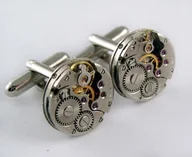 Spinki do mankietów i krawatów - Mechaniczne spinki 518 - miniaturka - grafika 1