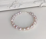 Bransoletki - Lśniące perły - bransoletka różana - miniaturka - grafika 1