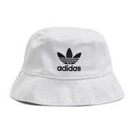 Portfele - Adidas Bucket Trefoil Bucket Hat FQ4641 White - miniaturka - grafika 1