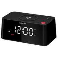 Radiobudziki - Budzik SENCOR SDC 7600 QI Czarny - miniaturka - grafika 1
