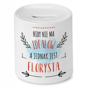 Skarbonka Dla Florysty na Urodziny na Prezent z Nadrukiem ze Zdjęciem - Skarbonki - miniaturka - grafika 1