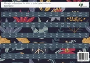Szaron Naklejki indeksujące do Biblii małe kwiaty 429632 - Zakładki do książek - miniaturka - grafika 4