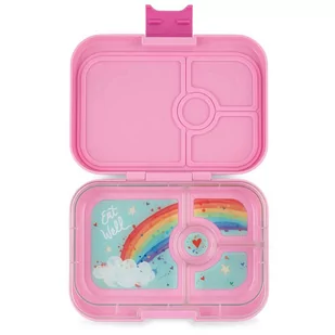 Średnia śniadaniówka / lunchbox Yumbox Panino - power pink/rainbow tray - Lunch boxy - miniaturka - grafika 1