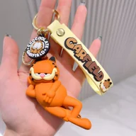 Plecaki - Cartoon Anime Garfield Brelok Piękny plecak Wisiorek Kreatywna kolokacja Świąteczne prezenty dla chłopców dziewcząt cetang - miniaturka - grafika 1