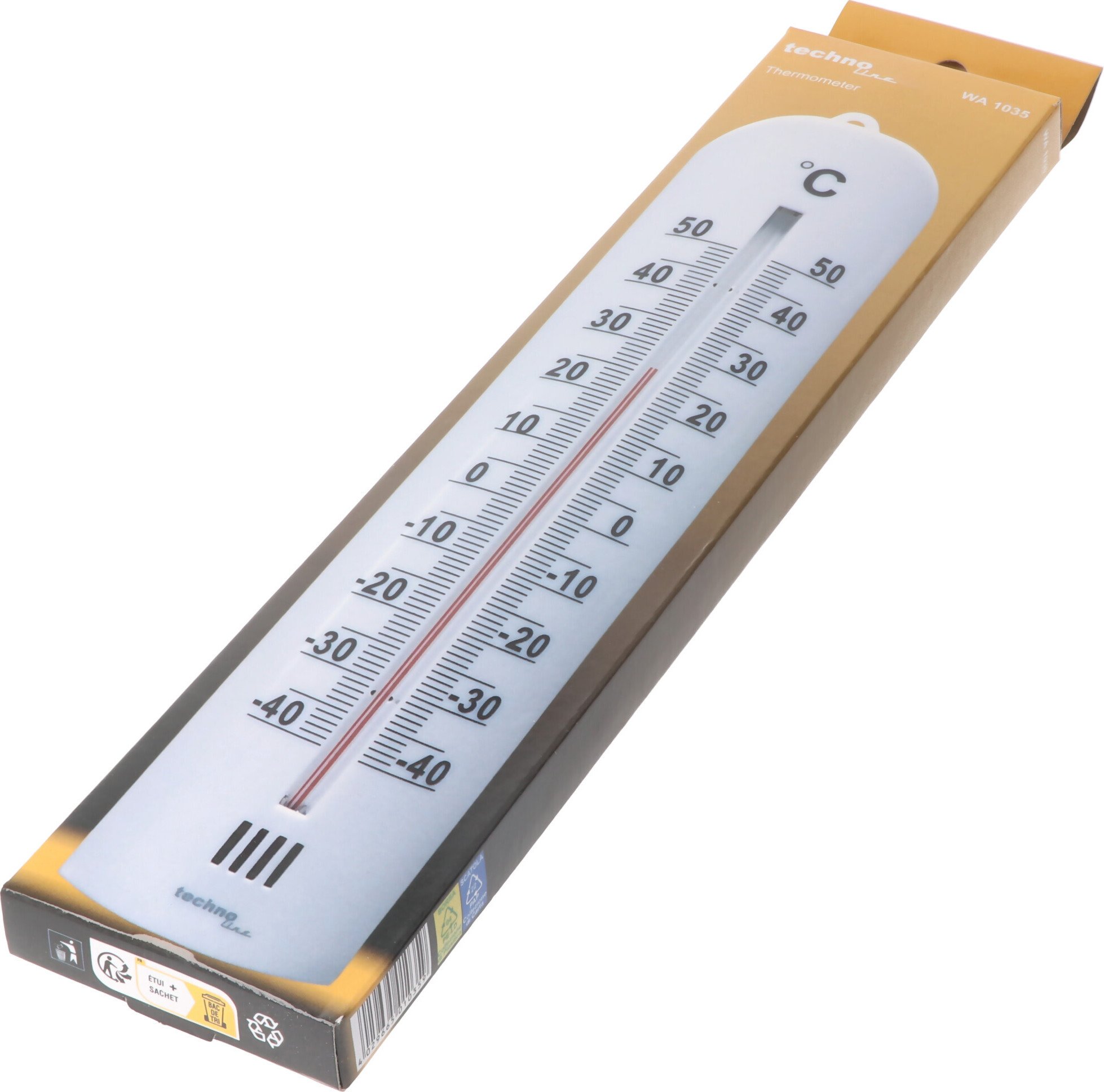 WA 1035 - Termometr z wyświetlaczem temperatury, wewnętrzny lub zewnętrzny