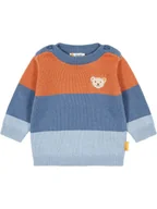 Bluzy i sweterki niemowlęce - Steiff Sweter w kolorze niebieskim - miniaturka - grafika 1