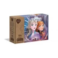 Puzzle - Clementoni Puzzle 104 elementy Play For Future Frozen 2 - miniaturka - grafika 1