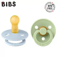 Smoczki uspokajające - Bibs Colour 2-Pack Baby Blue & Pistachio M Smoczek Uspokajający Kauczuk Hevea - miniaturka - grafika 1