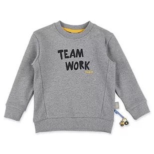 Sigikid Bluza chłopięca, szary melanż, 128 - Bluzy dla chłopców - miniaturka - grafika 1