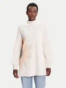 Bluzy damskie - Desigual Bluza Flor 25WWSK10 Écru Loose Fit - miniaturka - grafika 1