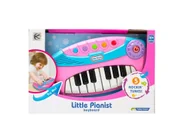 Instrumenty muzyczne dla dzieci - Organki dziecięce kolor różowy 34 cm - miniaturka - grafika 1