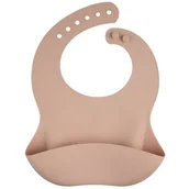 Śliniaki i fartuszki - Canpol babies wodoodporny śliniak silikonowy z kieszonką i zapięciem - miniaturka - grafika 1