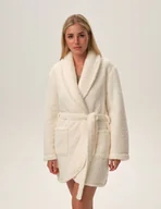 Szlafroki damskie - Szlafrok Fune 41953-01X Ecru - miniaturka - grafika 1