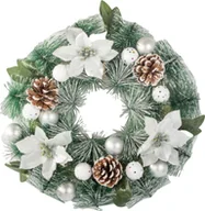 Ozdoby bożonarodzeniowe - Dekoracja świąteczna Verk Stroik świąteczny wianek dekoracyjny ozdoba na drzwi ścianę boże narodzenie Stroik świąteczny wianek dekoracyjny ozdoba na drzwi ścianę boże narodzenie - miniaturka - grafika 1