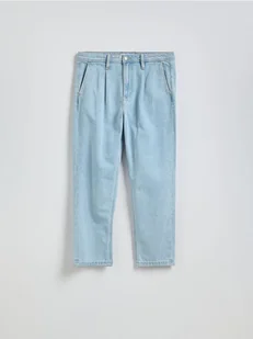 Reserved - Jeansy straight z dodatkiem lyocellu - niebieski - Spodnie męskie - miniaturka - grafika 1