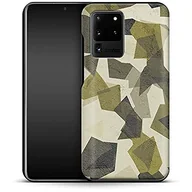 Etui i futerały do telefonów - Premium etui na telefon komórkowy Geometric Camo Green Samsung Galaxy S20 Ultra - miniaturka - grafika 1