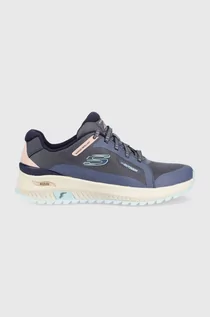 Buty trekkingowe damskie - Skechers buty Arch Fit Discover damskie kolor granatowy - grafika 1