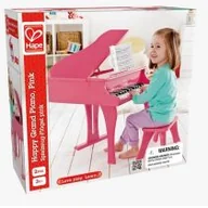 Instrumenty muzyczne dla dzieci - HaPe Wesołe, różowe pianino E0319 E0319 - miniaturka - grafika 1