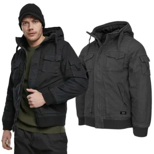 Kurtka Brandit Bronx Black - Odzież taktyczna i umundurowanie - miniaturka - grafika 1