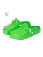 Klapki i japonki damskie - Avispas Chodaki "Desalia" w kolorze zielonym - miniaturka - grafika 1